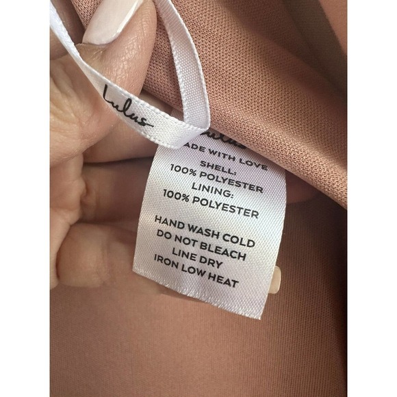 Lulus All Mine Rusty Rose Floral Print High-Low Wrap Maxi Dress Small New!! - Picture 14 of 16